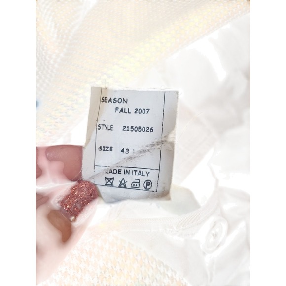 Brooks Brothers Suit Jacket Mens Brown 43 Wool Houndstooth‎ Lined Inner Pocket - Picture 5 of 16